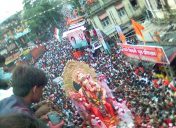 Mumbai: Two dead as Ganesh idol falls during arrival procession