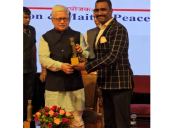Social Activist Dr. Binu Varghese Honoured with National Excellence Award by Maharashtra Governor Jishnu Dev Varma